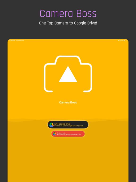Camera Boss for Google Drive iPad screenshot 5 - Productivity app
