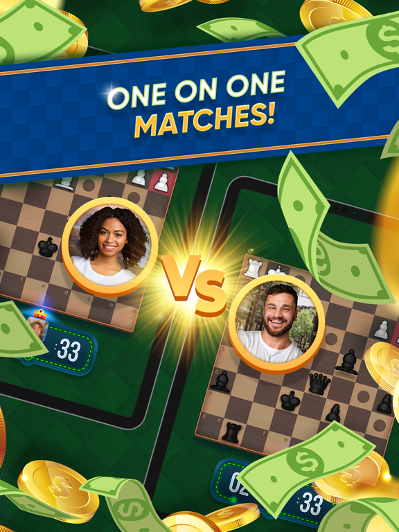Chess for Cash: Online Matches iPad screenshot