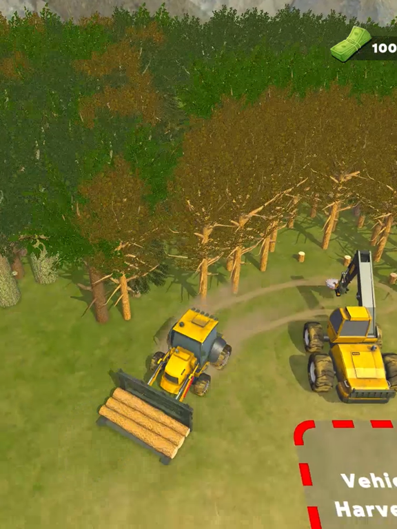 Mega Harvester: Lumber Factory iPad screenshot 4 - Games app