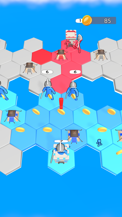 Hexagon Wars 3D Screenshot