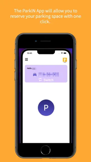 ParkIN App screenshot 2