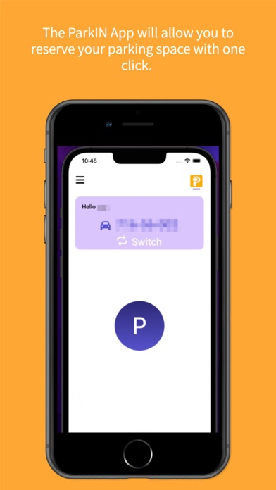ParkIN App Screenshot