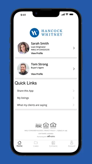 Hancock Whitney Mortgage screenshot 1