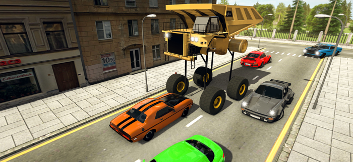 Park Heavy Loader Dumper Truck