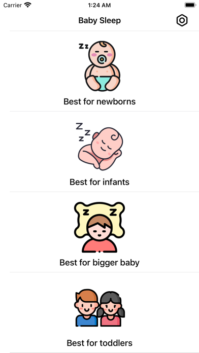 Baby Sleep Sounds Bedtime Fan Screenshot