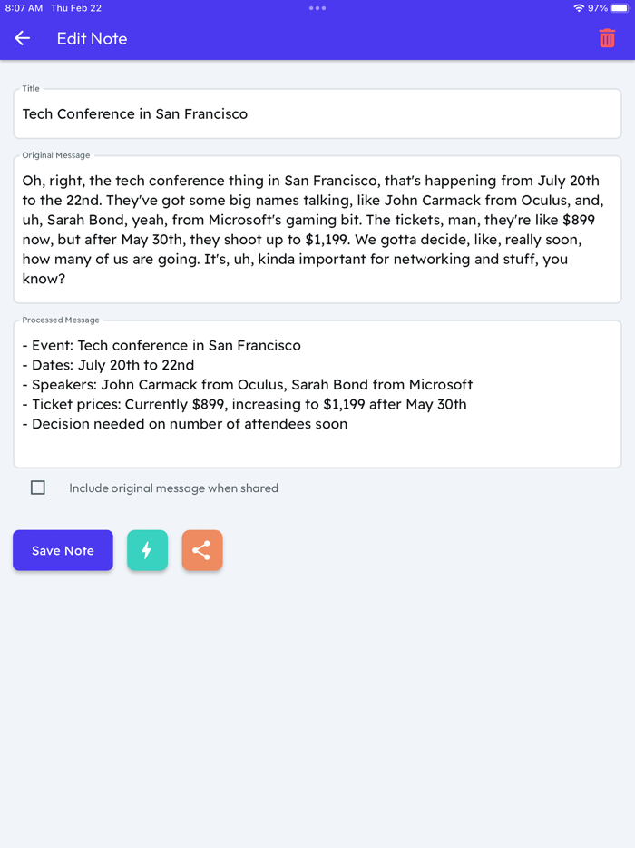 AI Transcribe Speech to Text