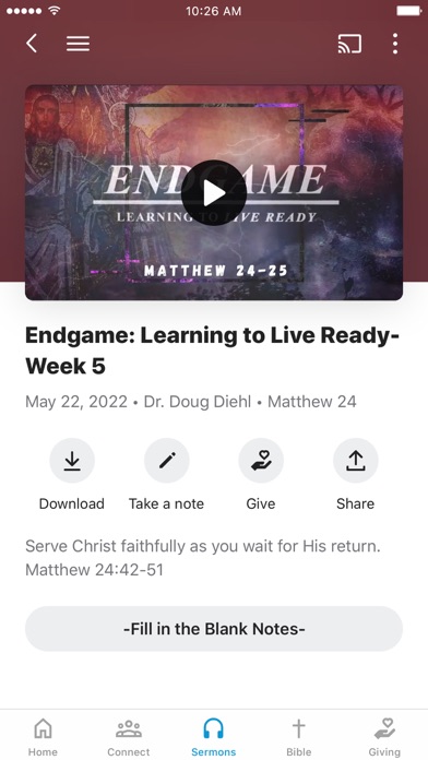 Crossroads Baptist Church SA Screenshot