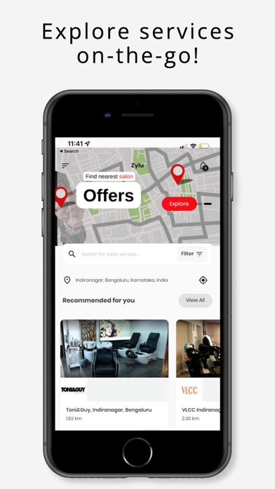 Zylu Salon/Spa Appointment App Screenshot