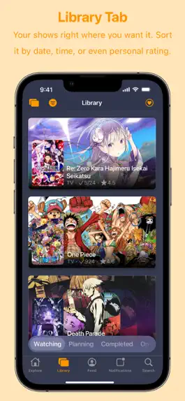 Game screenshot Kurozora - Anime/Manga Tracker apk