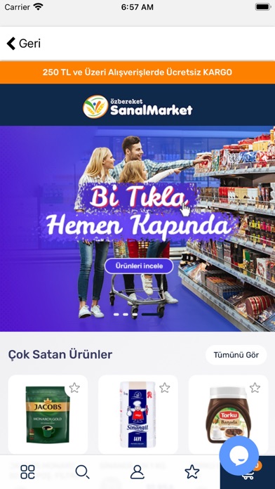 Özbereket Sanal Market Screenshot