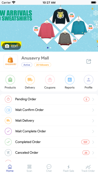 Anusavry Seller Screenshot