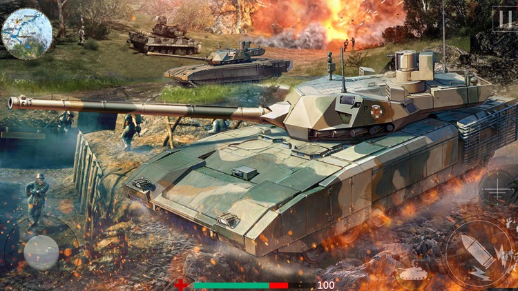 Tank Games Military War Battle