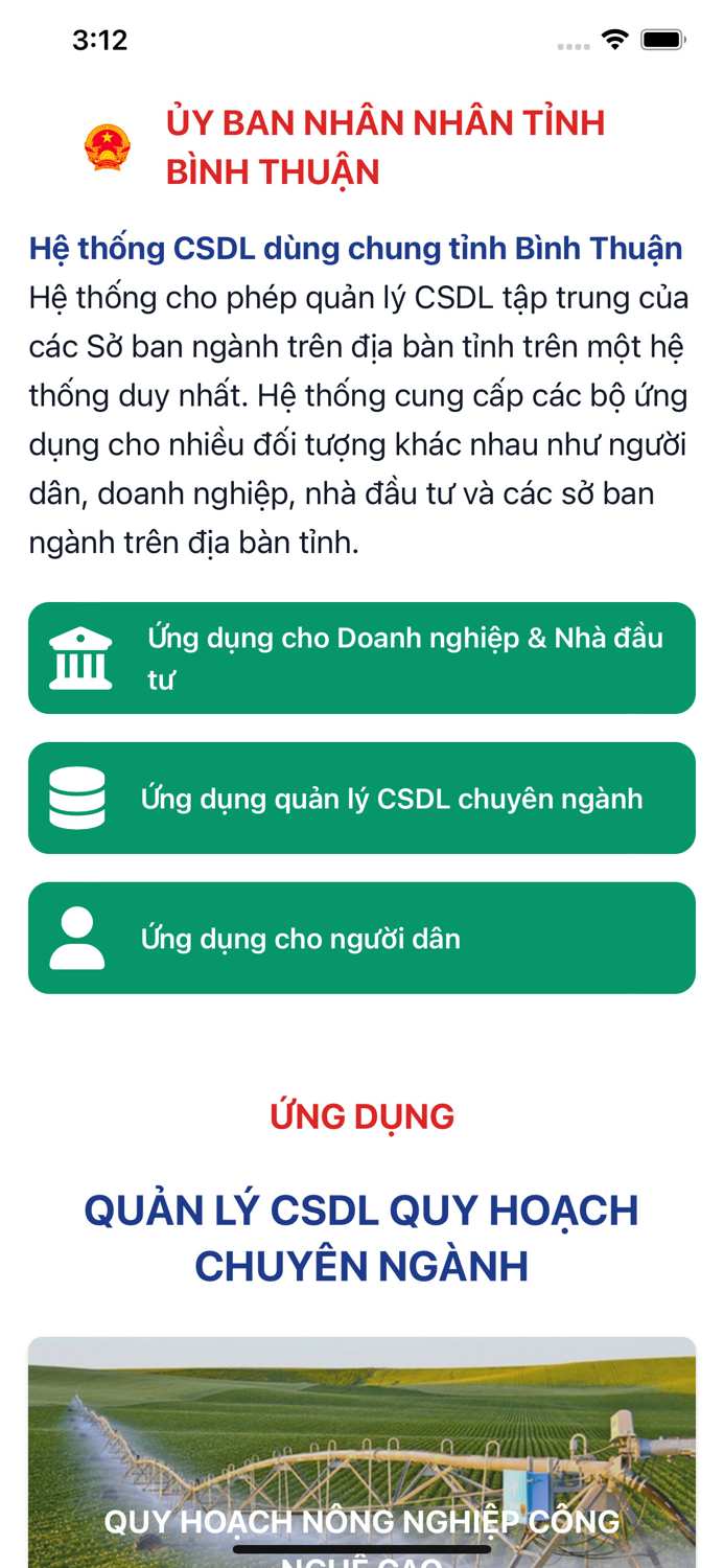 Thông tin quy hoạch Bình Thuận