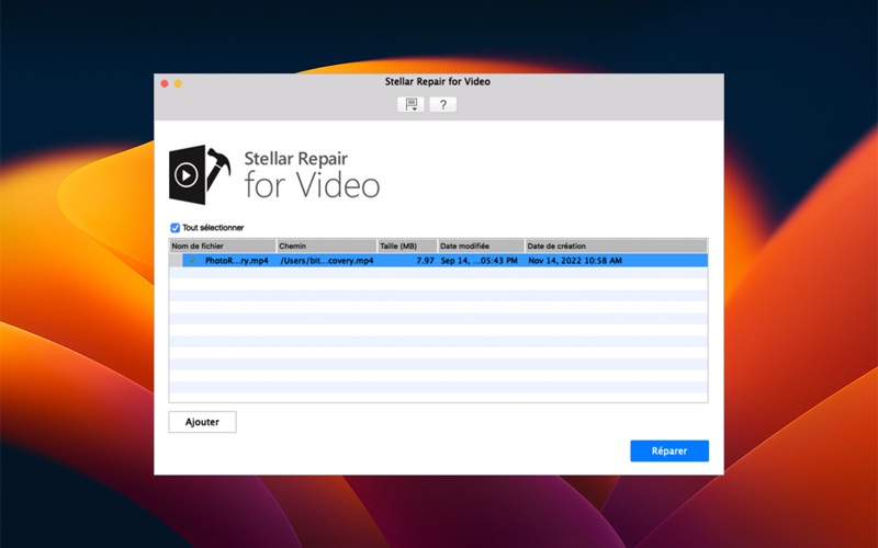 Screenshot #3 pour Stellar Repair for Video