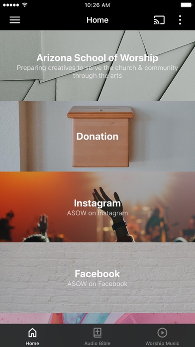 Arizona School of Worship Screenshot