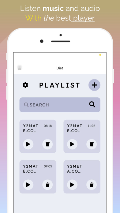 Music Player Audio Player Screenshot