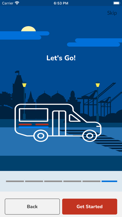 East Bay Paratransit Screenshot