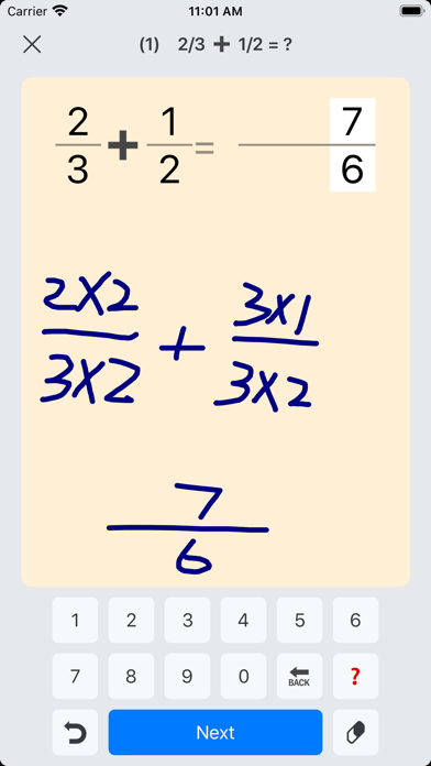 COMath - Math learning Screenshot