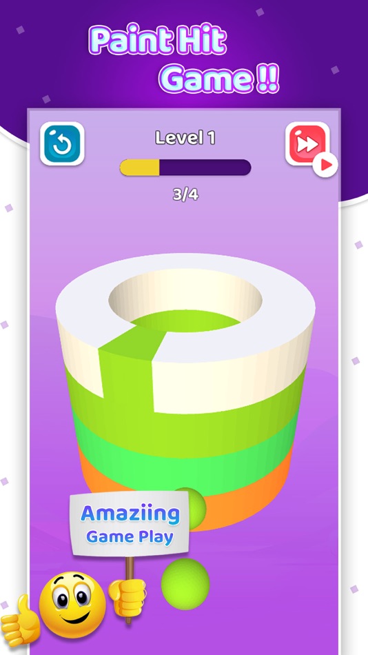 #4. Paint Hit - Color Blast (iOS) بواسطة: SHELL INFRASTRUCTURE PRIVATE LIMITED