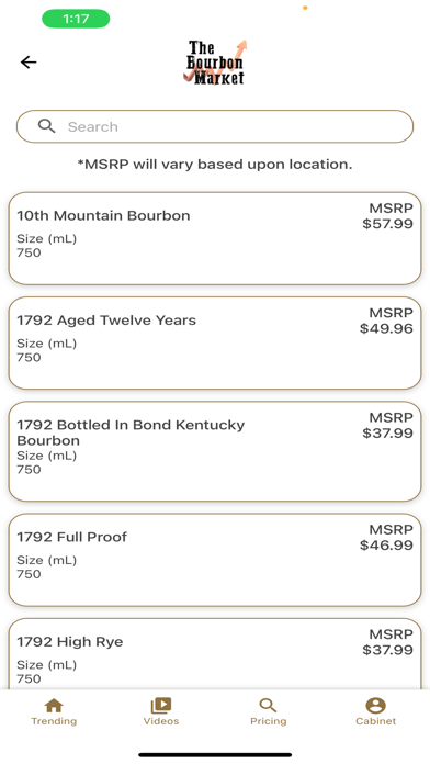 The Bourbon Market Screenshot