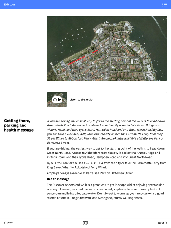 Screenshot #5 pour Canada Bay Walking Tours