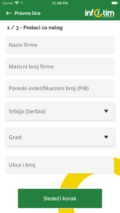 Info Tim Logistika Screenshot