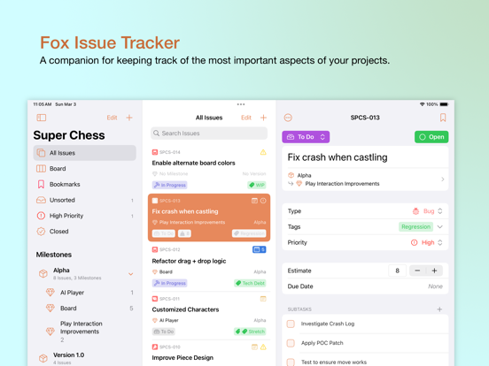 Screenshot #4 pour Fox Issue Tracker