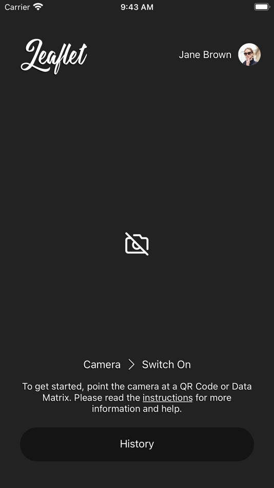 #1. Leaflet - Barcode Reader (iOS) 由: Mohammad Rabi