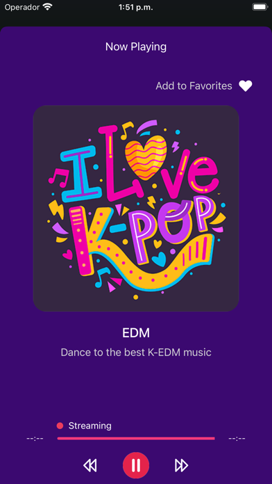 K-Pop Radio Music Screenshot