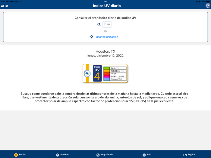 EPAs SunWise UV Index