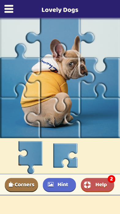 Lovely Dogs Puzzle Screenshot