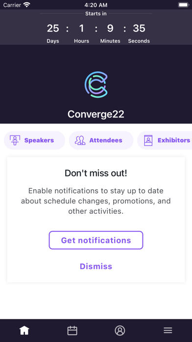 Converge22 Event App Screenshot