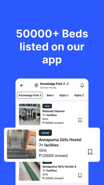 Provider App: Search Hostel&PG