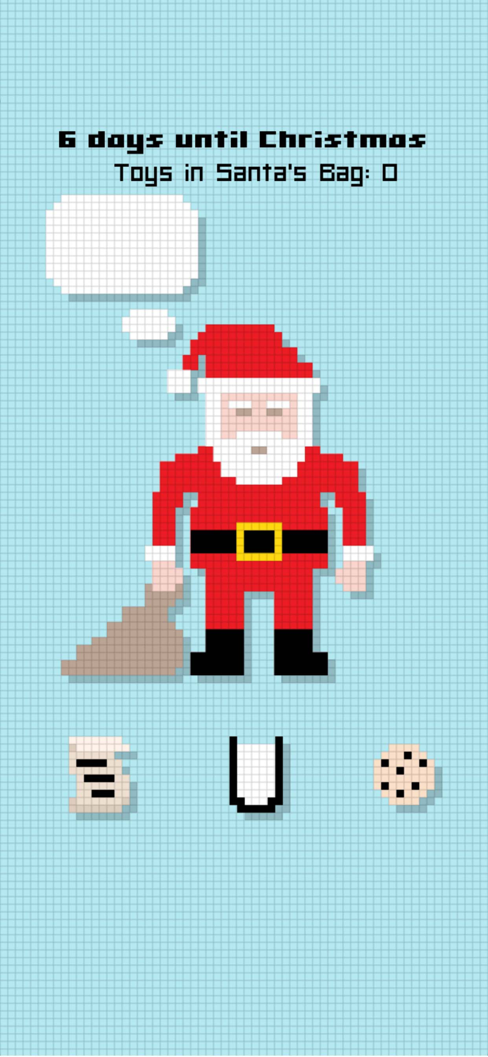 8bit Santa Gotchi