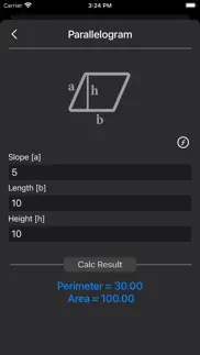 How to cancel & delete geometry calculator plus 4