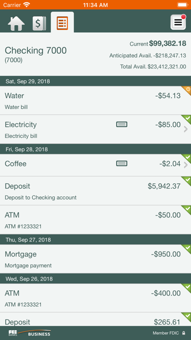 FCB Banks - Business Screenshot
