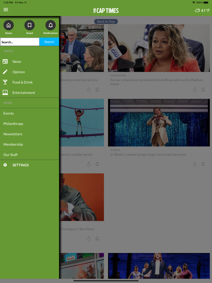 Cap Times for iPhone