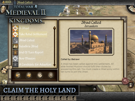 Total War: MEDIEVAL II iPad app afbeelding 8