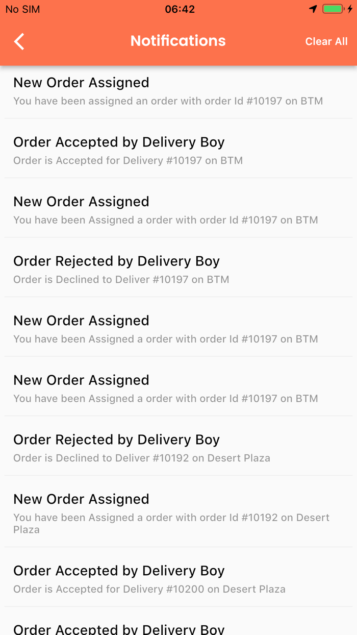 Multi Restaurant Delivery