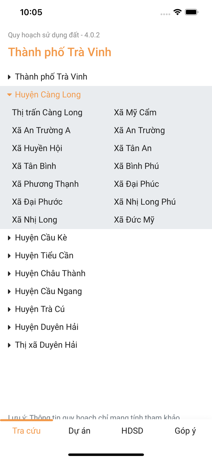 Quy hoạch Trà Vinh