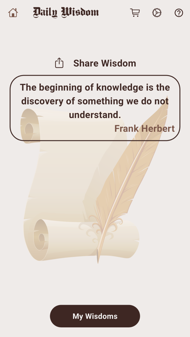 The Daily Wisdom Screenshot