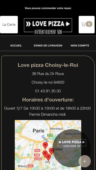 Love pizza Choisy-le-Roi Screenshot