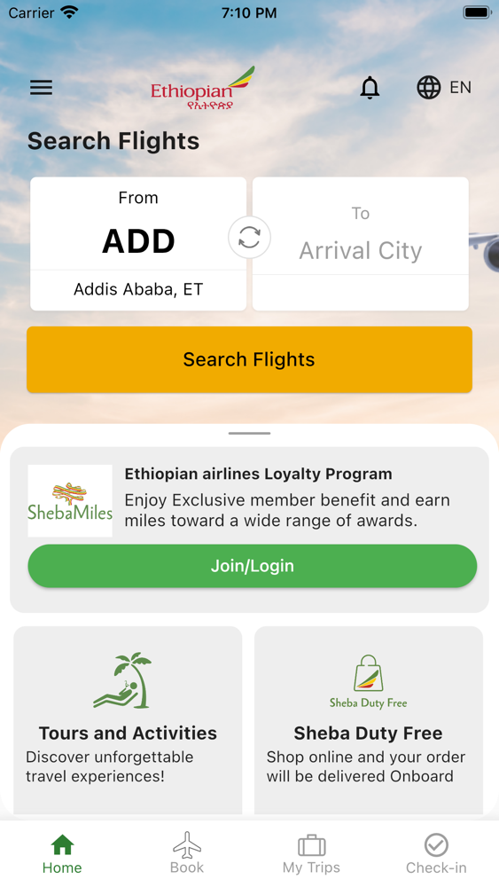 Ethiopian Airlines App for iPhone - Free Download Ethiopian Airlines for  iPad & iPhone at AppPure