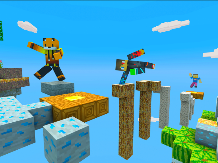 Craft Parkour  3D Blocky Race