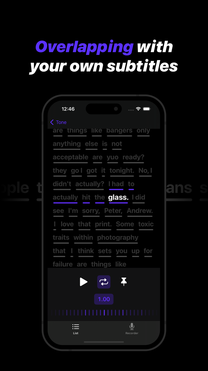 Tone - English trainer