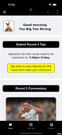 Game screenshot FootyWeb Tipping hack