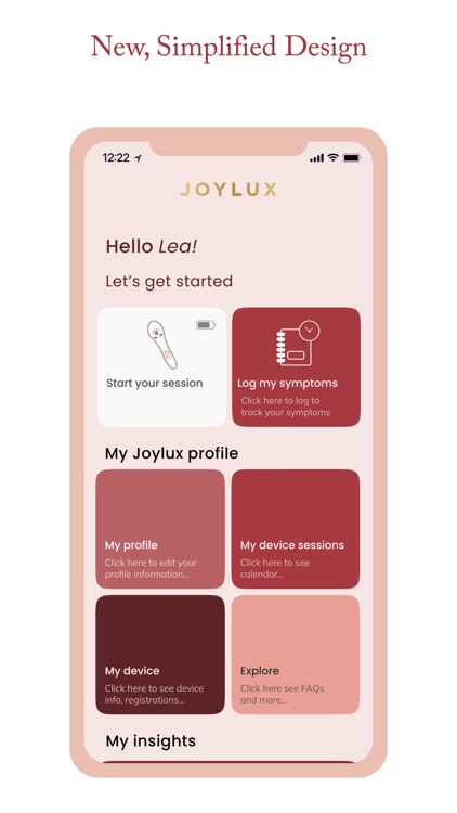 Joylux Menopausal Health App