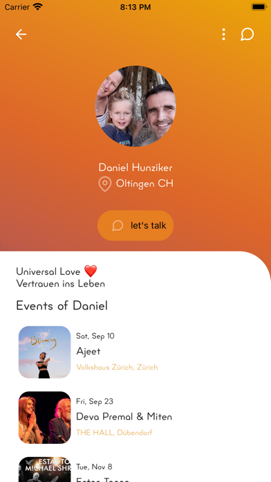 Universal App Network Screenshot