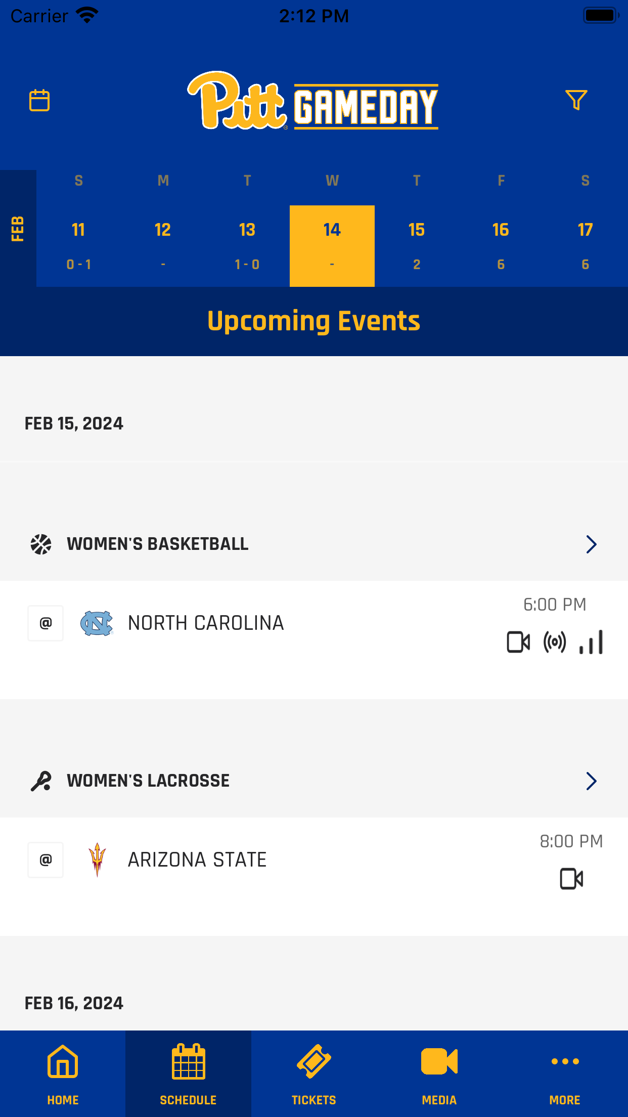 Pitt Panthers Gameday