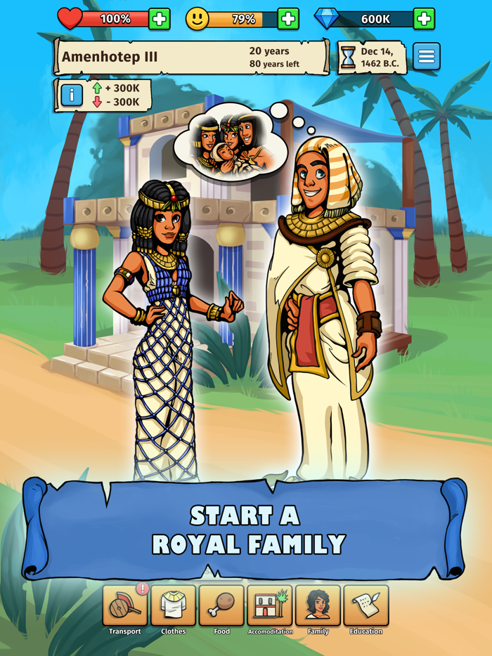 Pharaohs Life Idle Simulator
